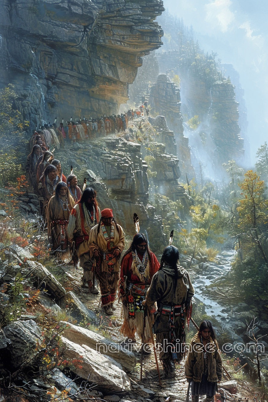 The Journey Beyond: Native American Canvas