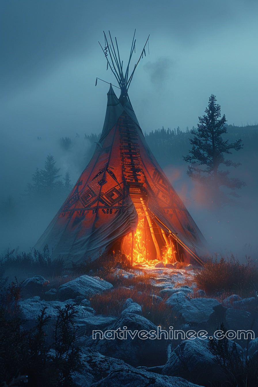 Fires of the Ancestors: Native American Canvas