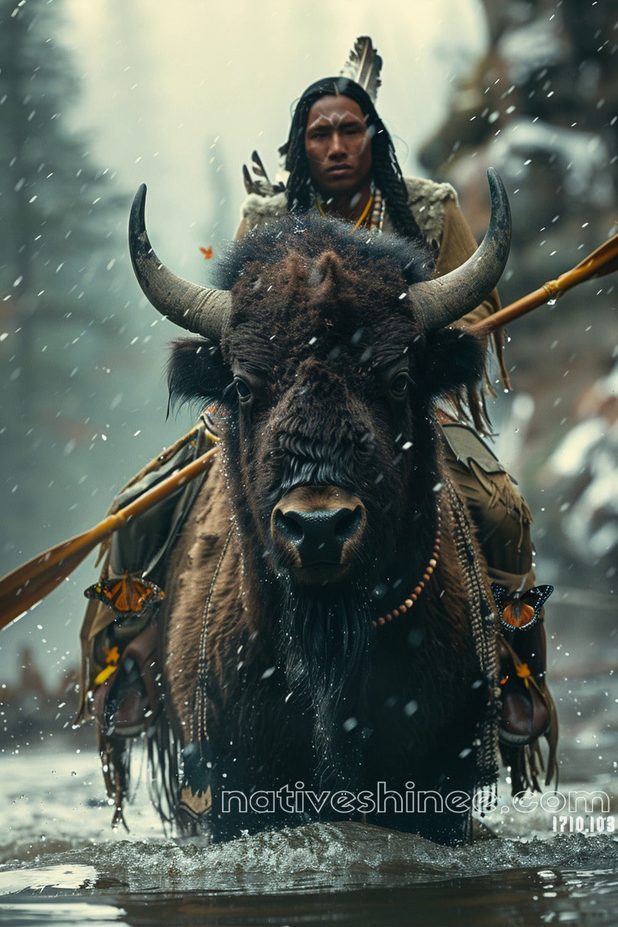 Unbroken Spirit Native American Canvas