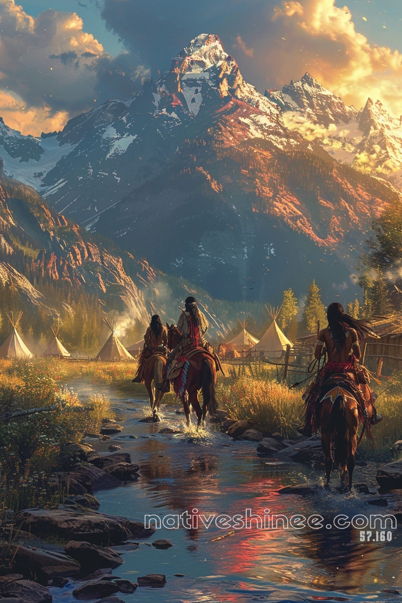 Our Journey Native American Canvas