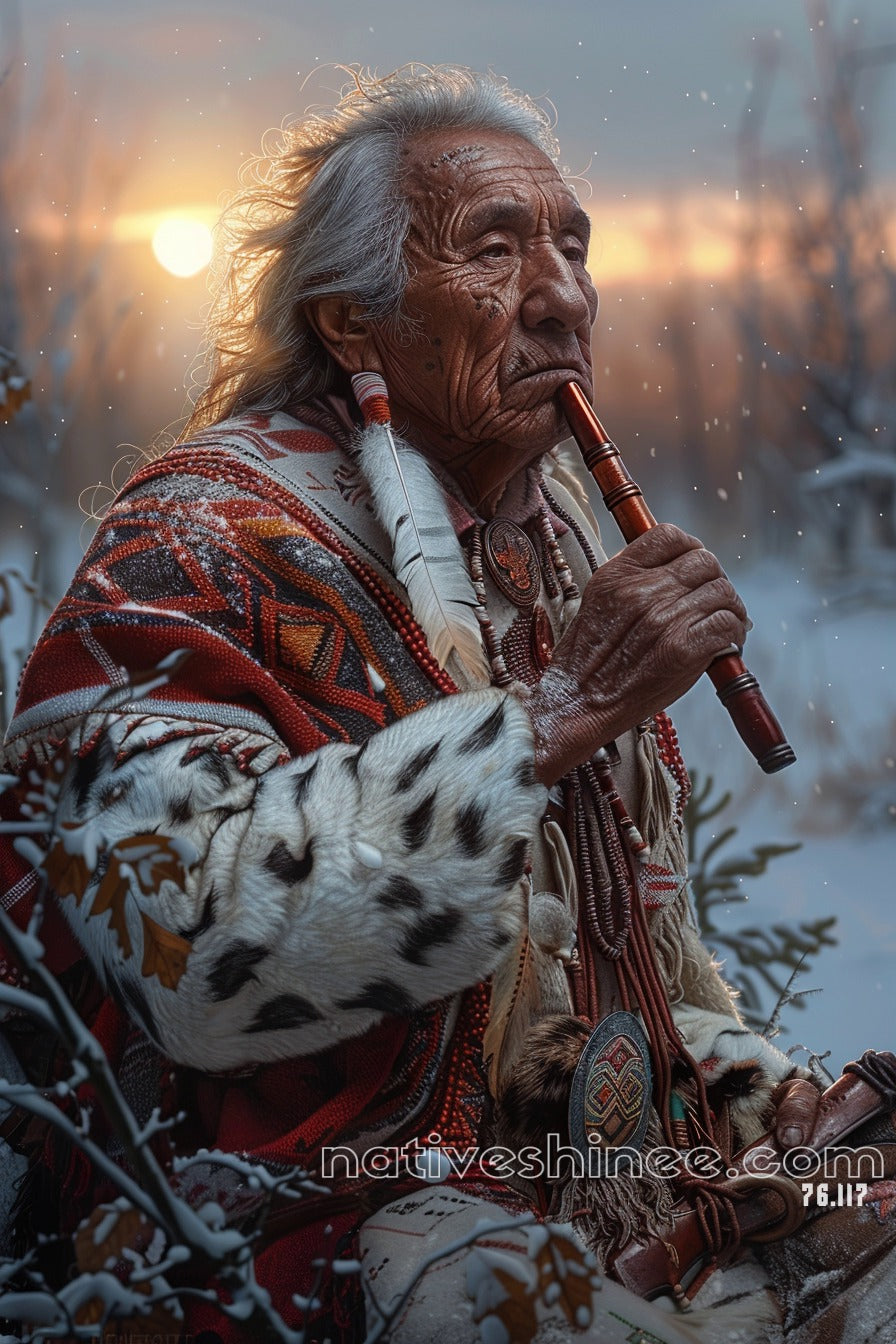 Wisdom Of The Wind Native American Canvas