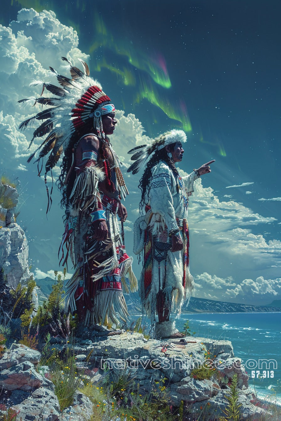 The Spirit Of The Land Native American Canvas