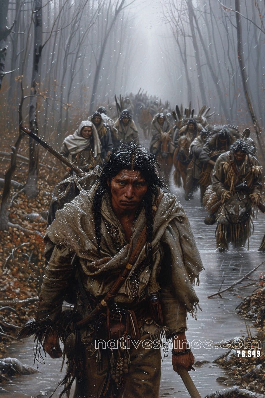 That Suffering Native American Canvas