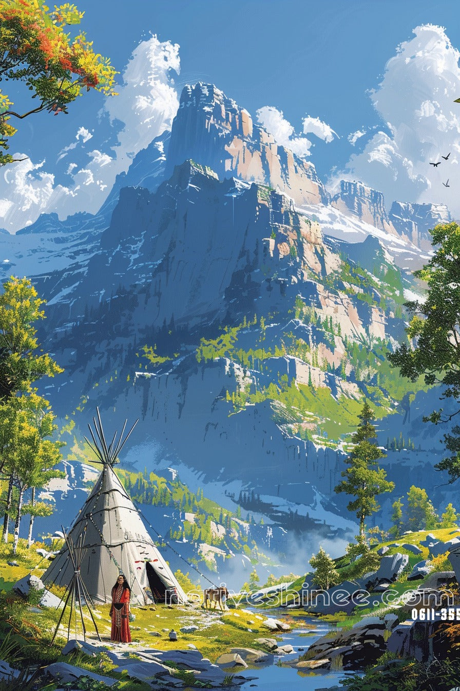 Home To Our Sould Native American Canvas