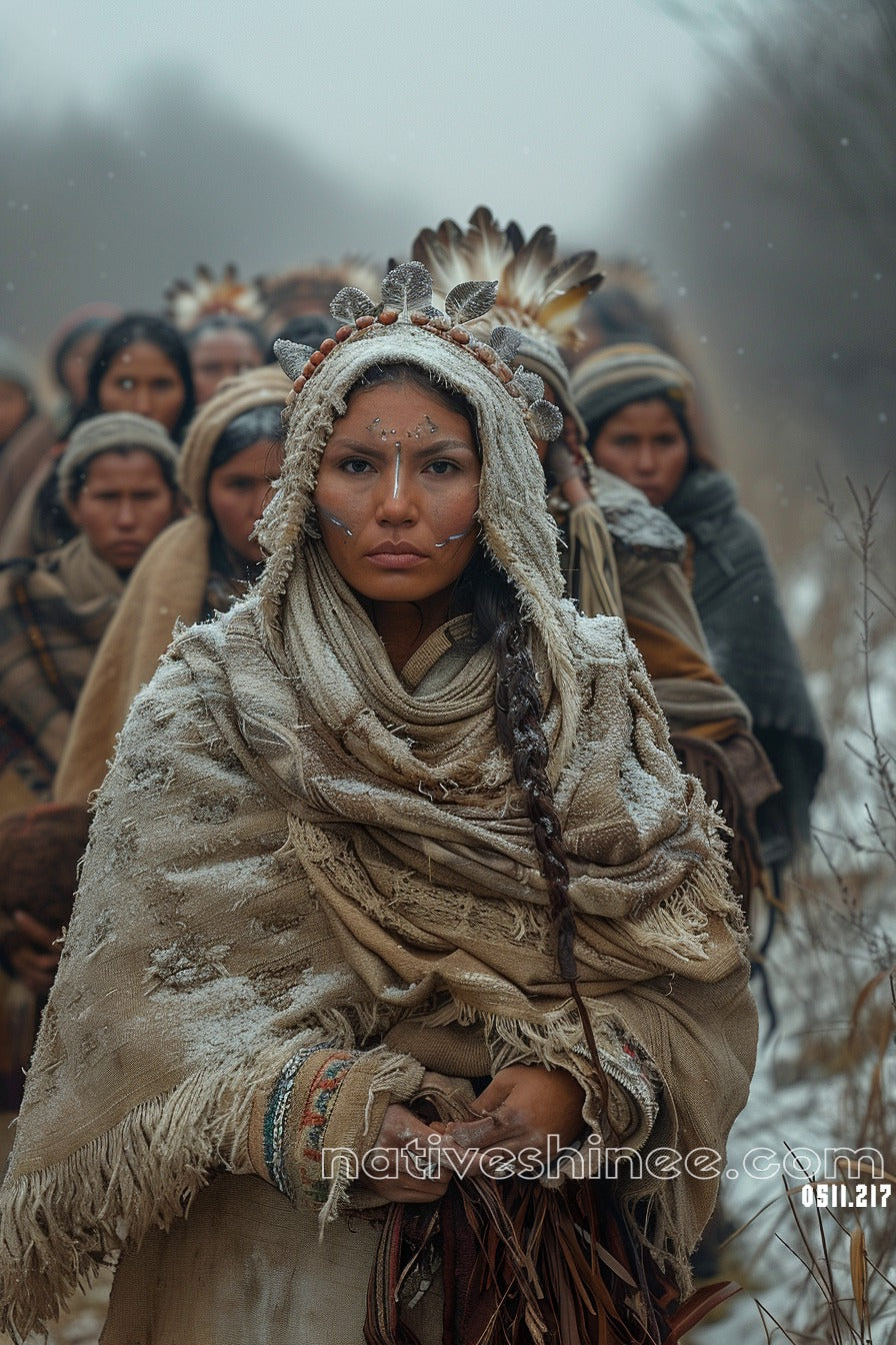 Going Ahead Native American Canvas