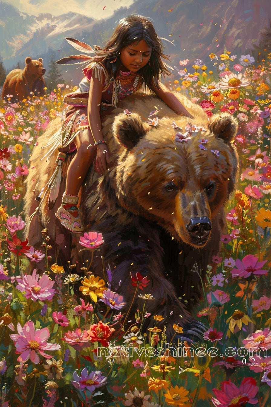 Belong To The Earth Native American Canvas