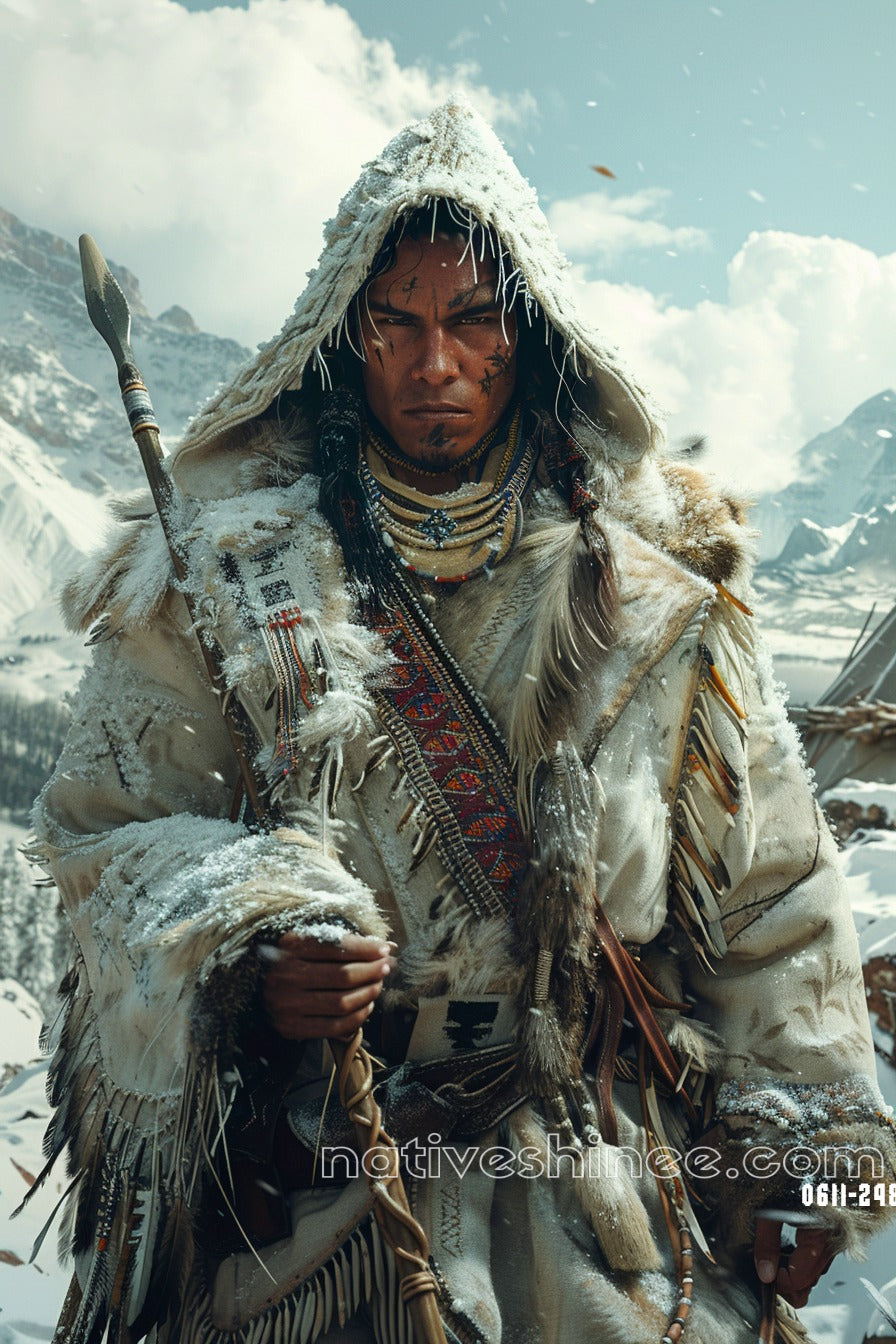 The Battle Native American Canvas