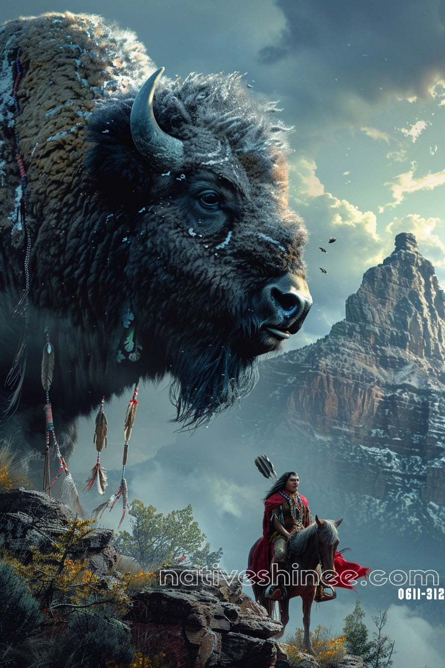 Humility And Gratitude Native American Canvas