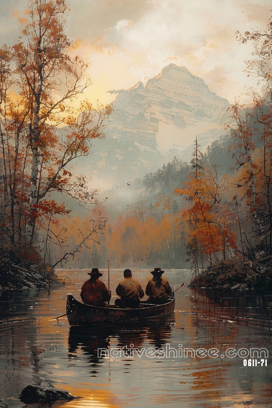 Wisdom Of The Land Native American Canvas