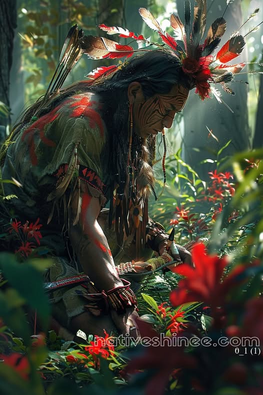 Whispers of the Sacred Forest Native American Canvas