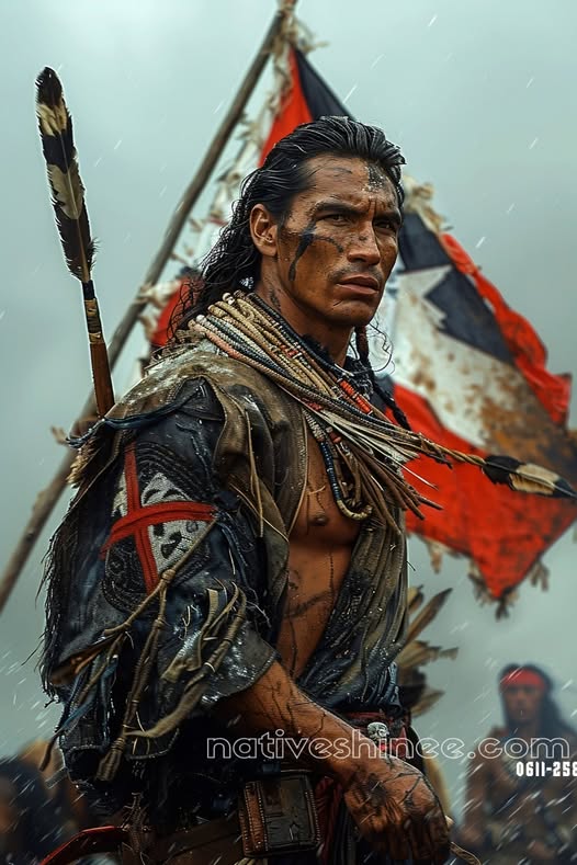 Warrior’s Resolve Native American Canvas