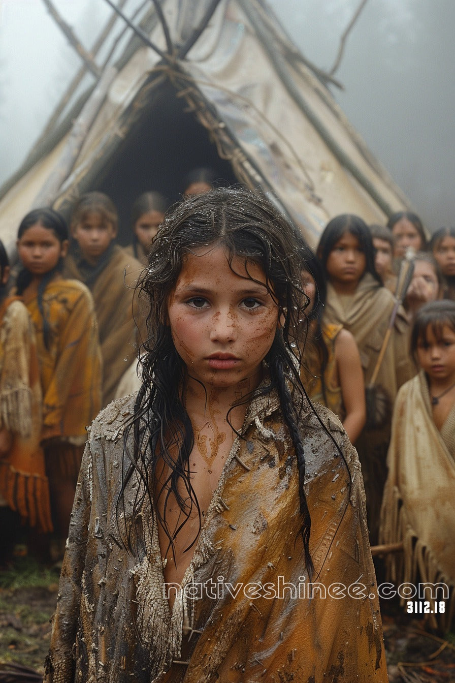 The Watchful Eyes Native American Canvas