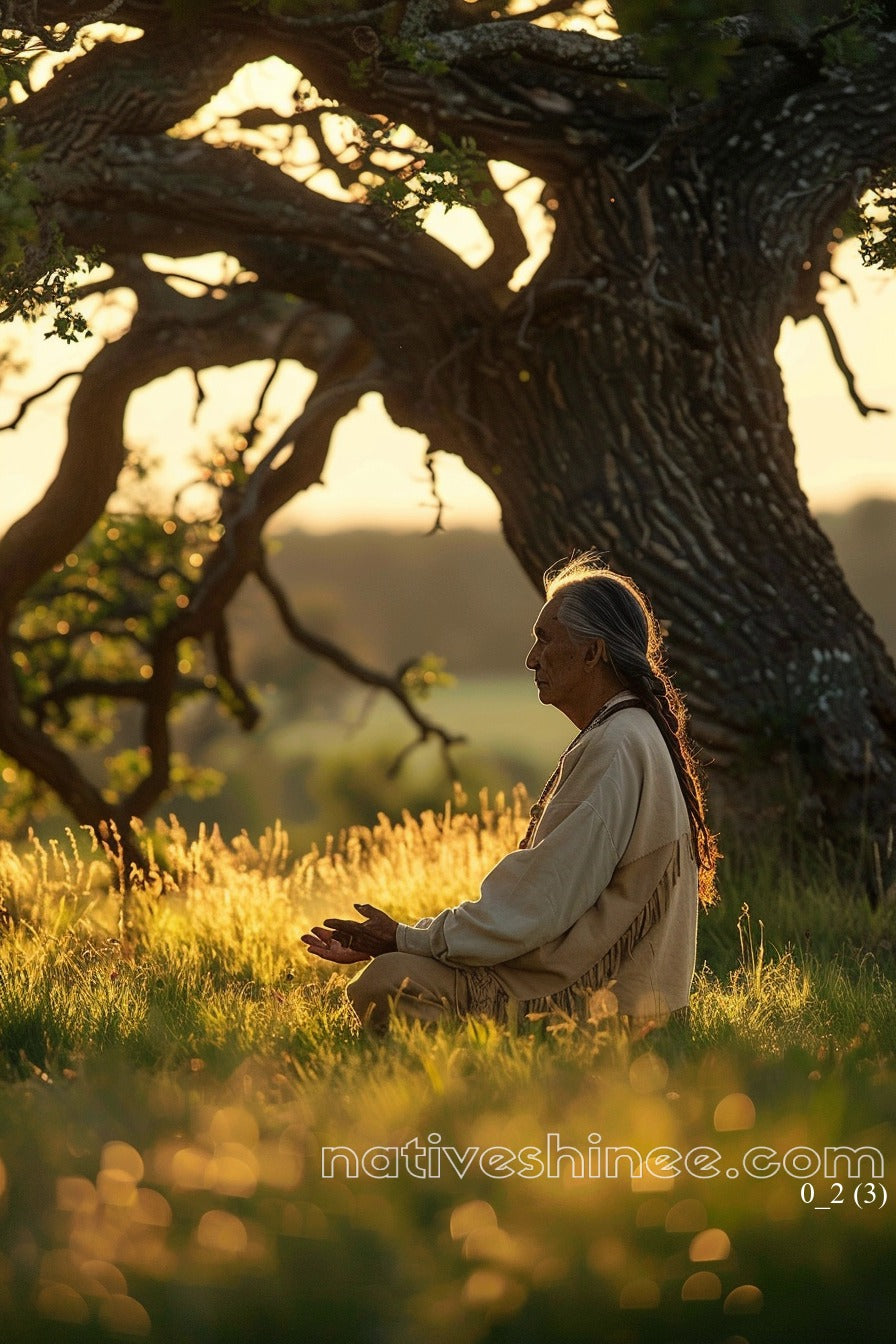 Whispers of the Earth Native American Canvas