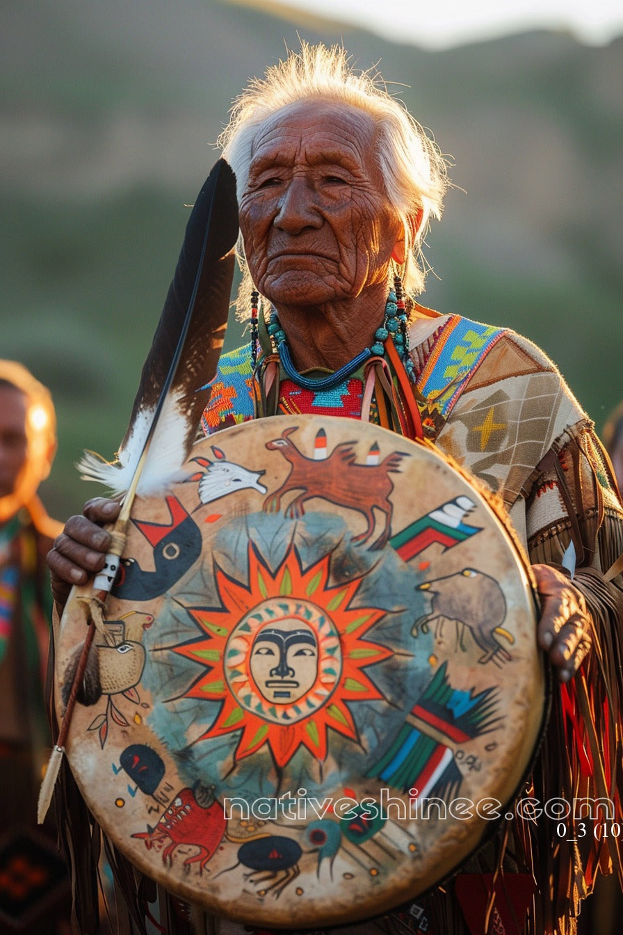 The Song of the Ancients Native American Canvas