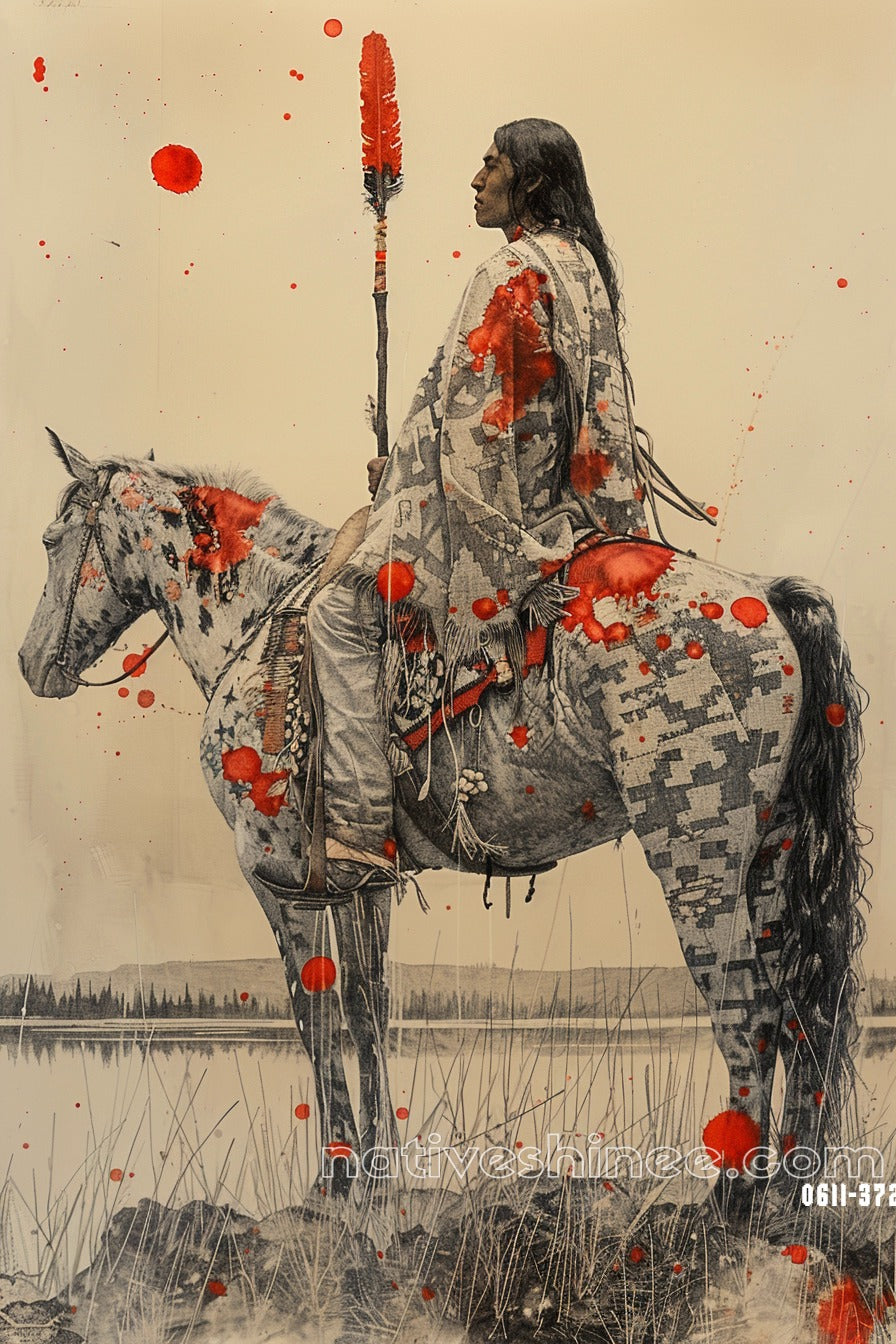 A Legacy of Strength Native American Canvas