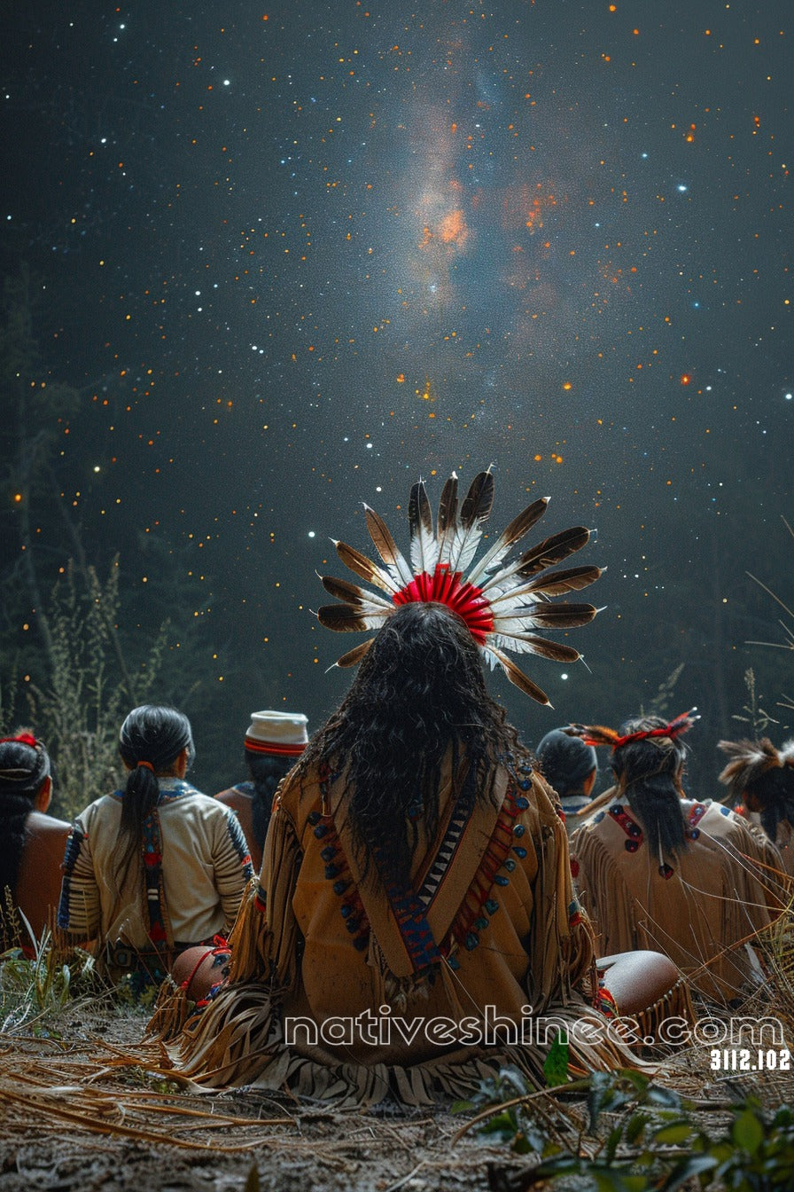 Guardians of the Cosmos Native American Canvas