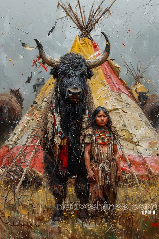 The Bond with Nature Native American Canvas – NativeShinee