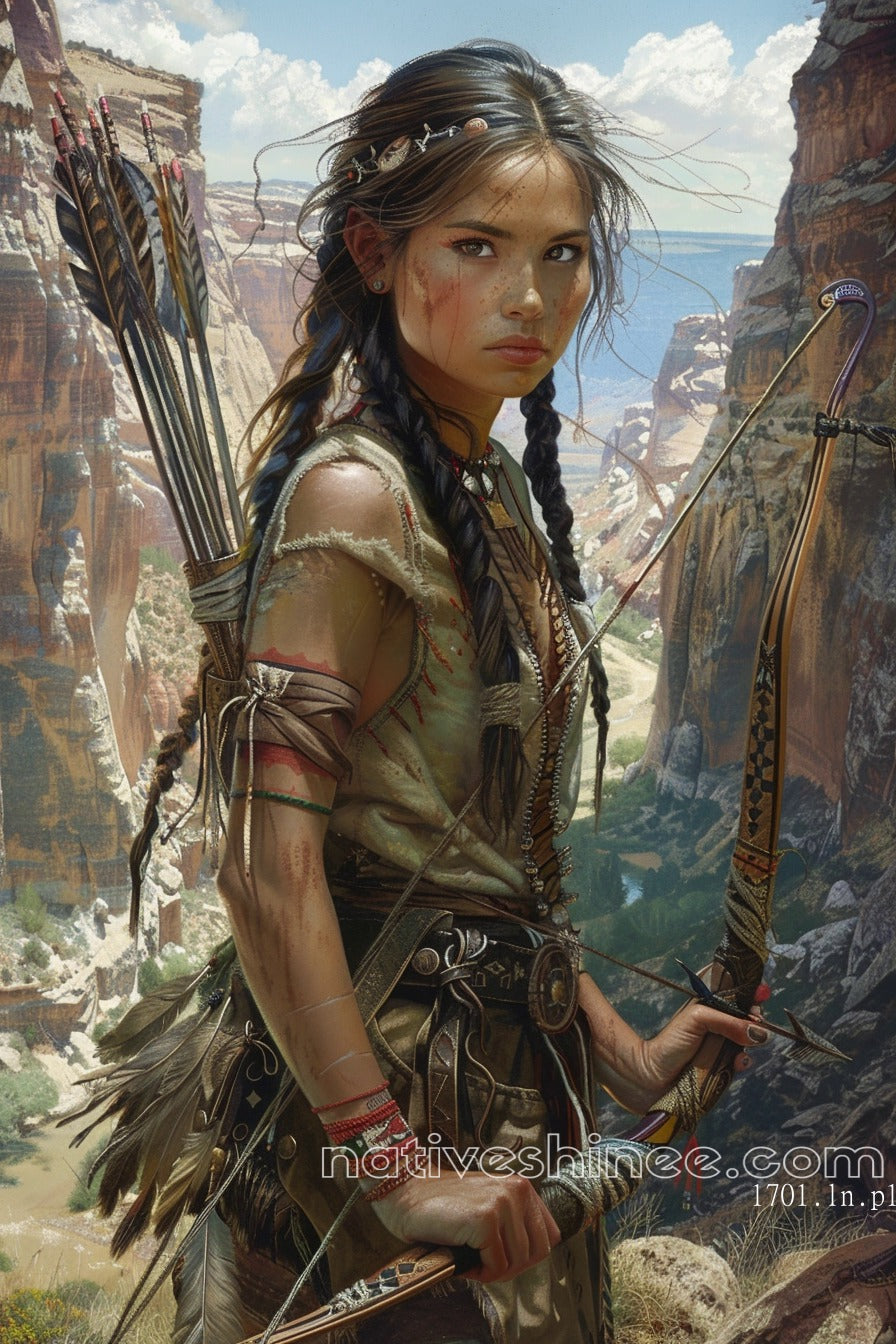 Arrows of the High Desert Native American Canvas