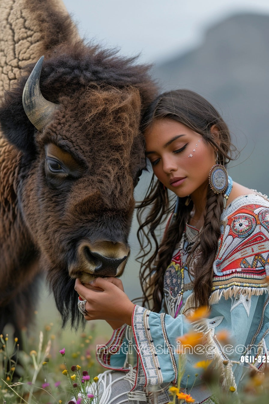 Sacred Bond Native American Canvas