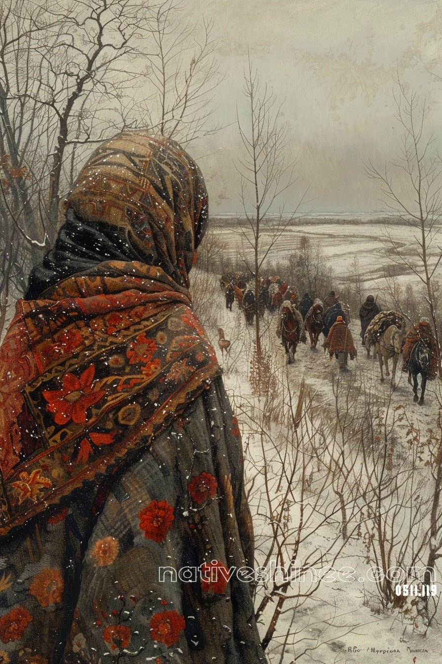 Journey's End, Legacy Begun Native American Canvas