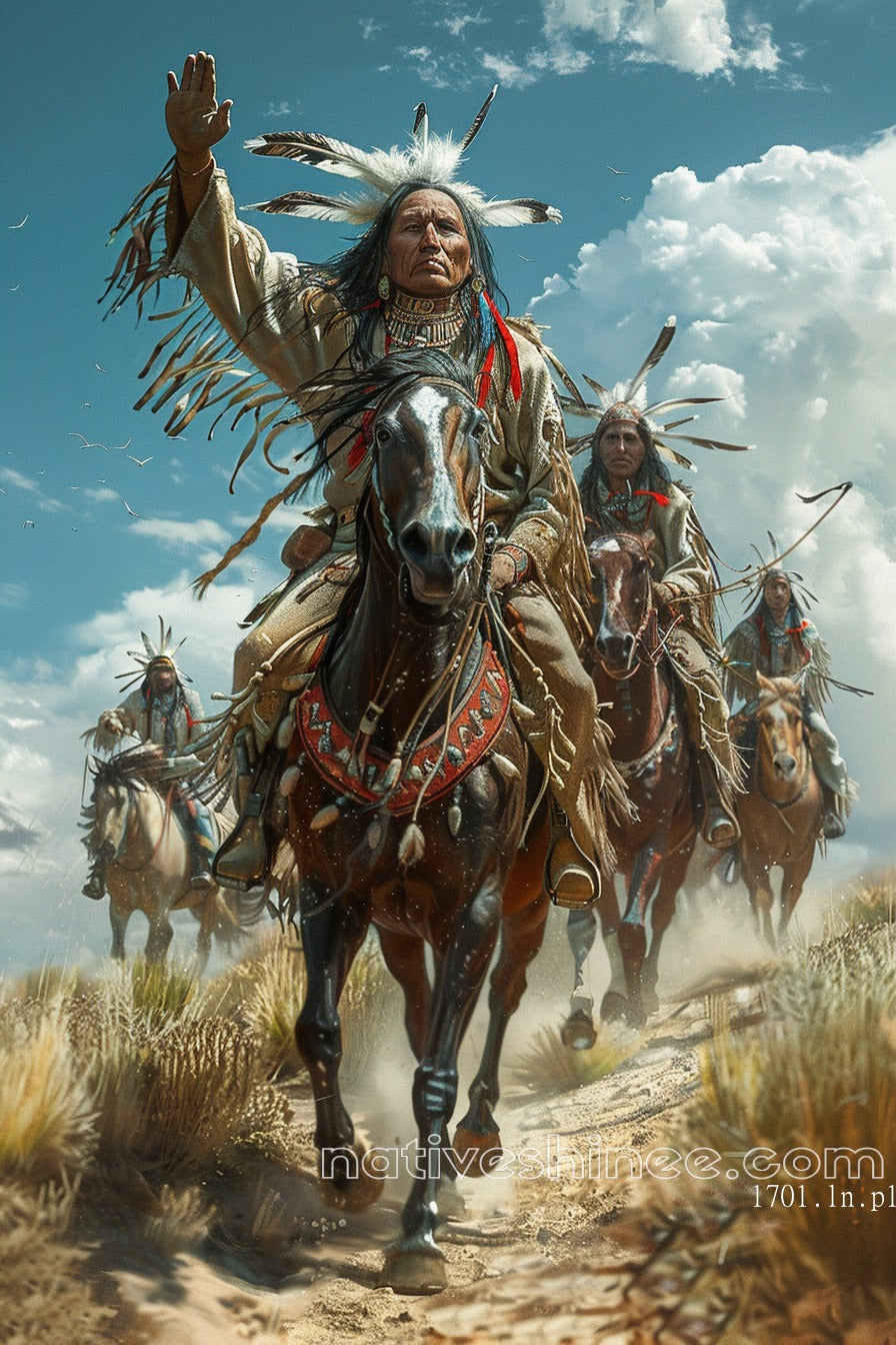 Go Ahead Native American Canvas