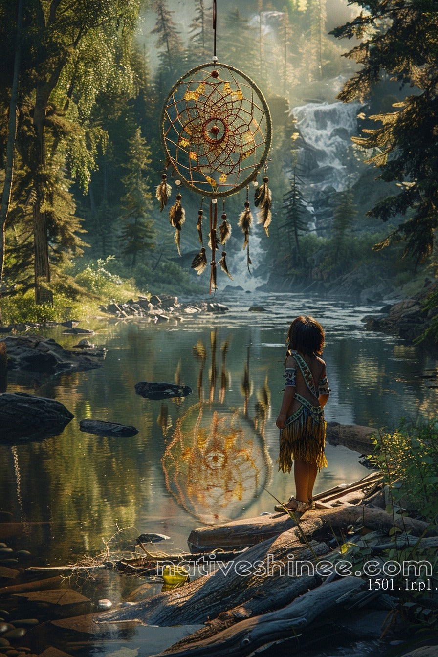 Dreams of the Forest Native American Canvas