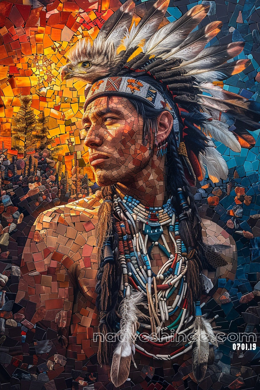 The Spirit of the Warrior Native American Canvas