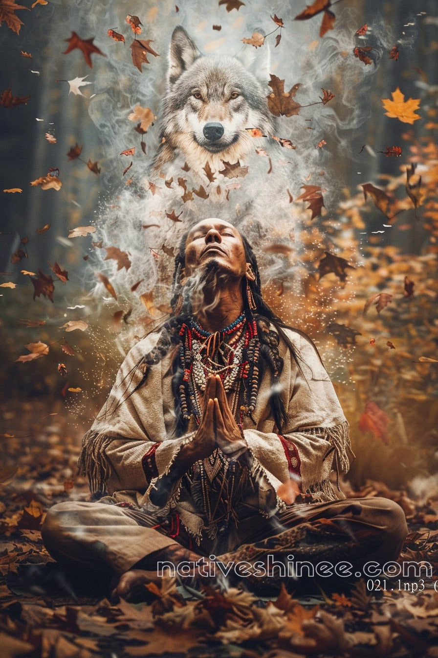 Guided by Spirit Native American Canvas