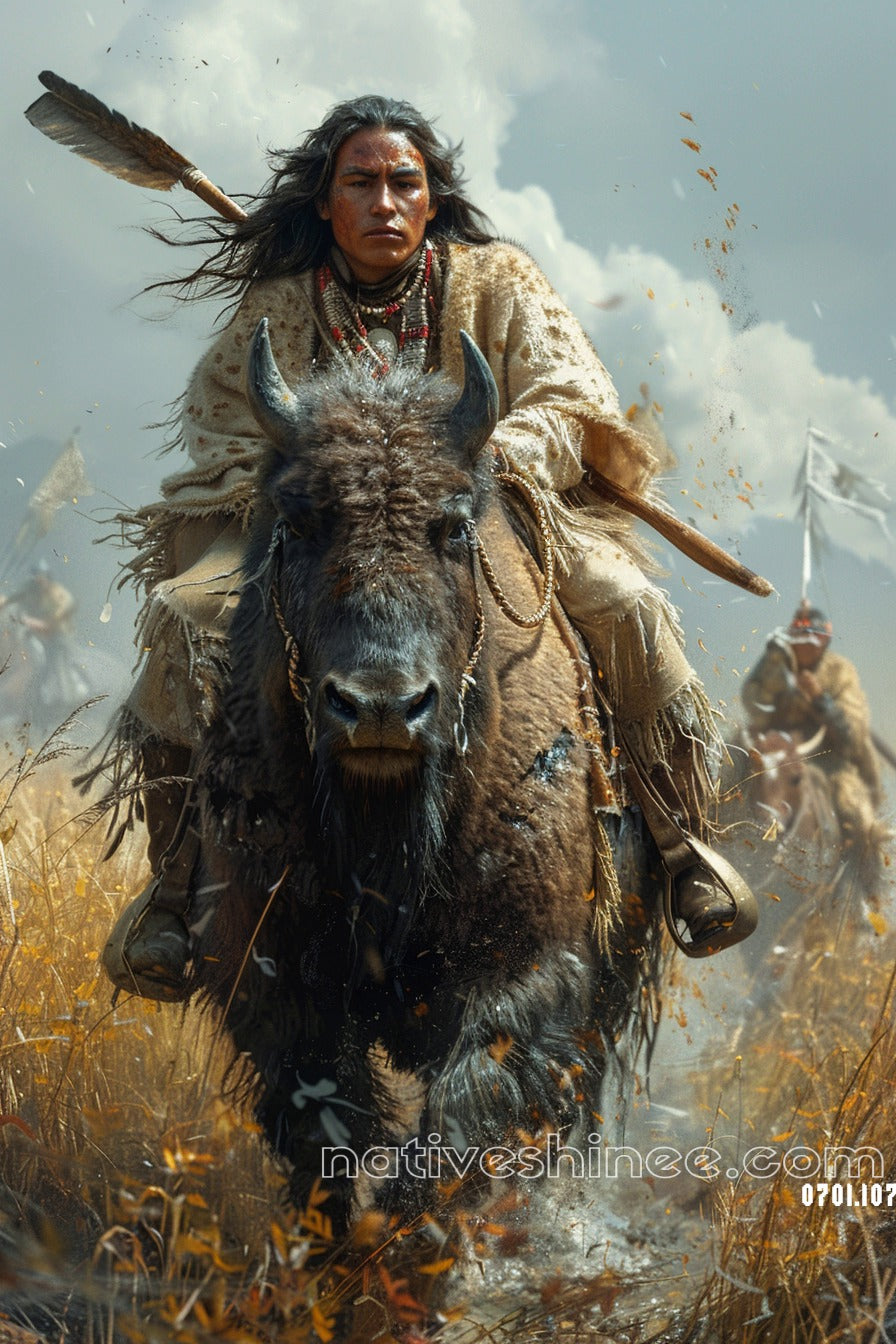 Storm Rider Native American Canvas