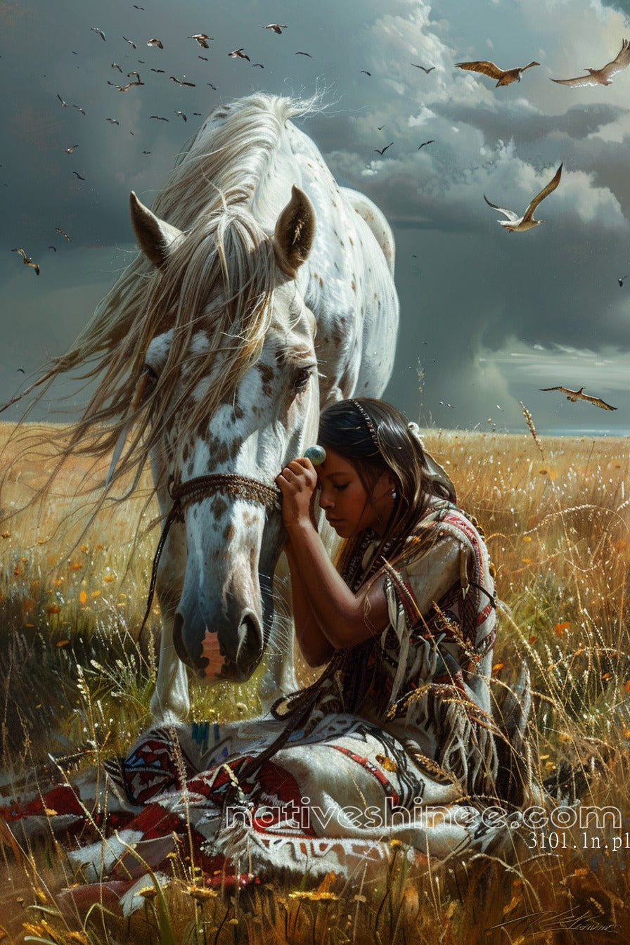 Soul of the Horse Native American Canvas