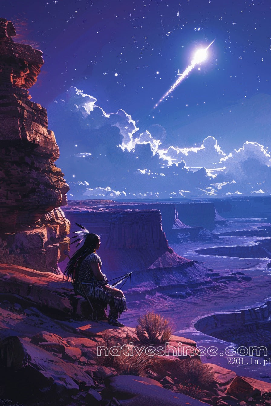 Dreaming Native American Canvas