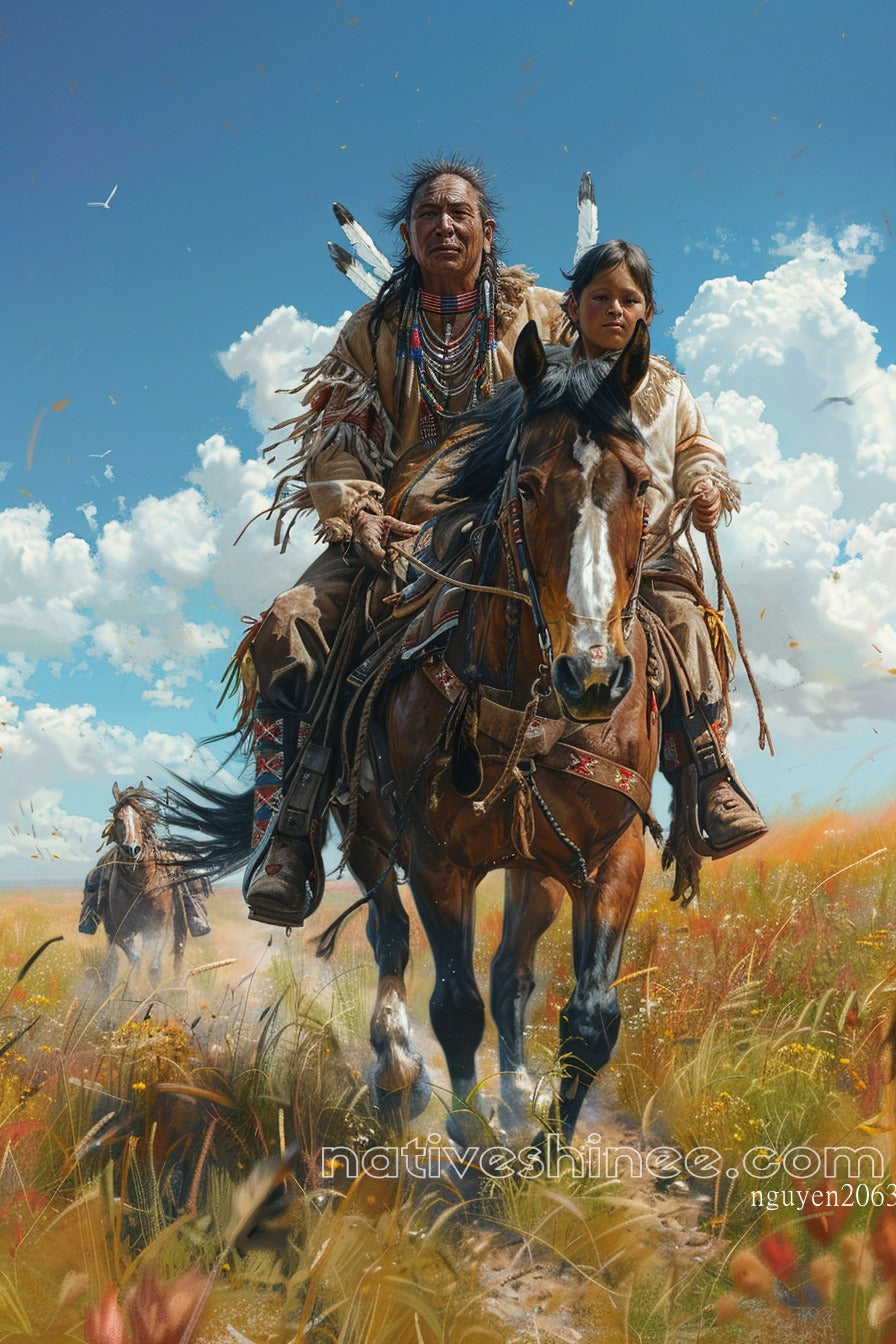 Homing Native American Canvas