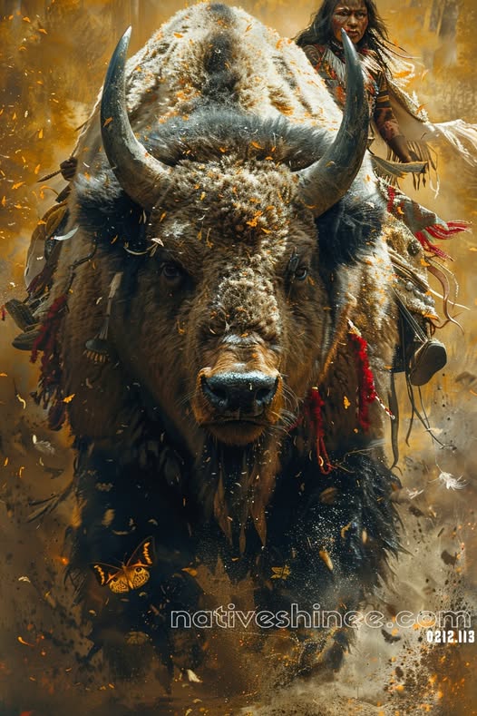 Rider of the Sacred Plains Native American Canvas