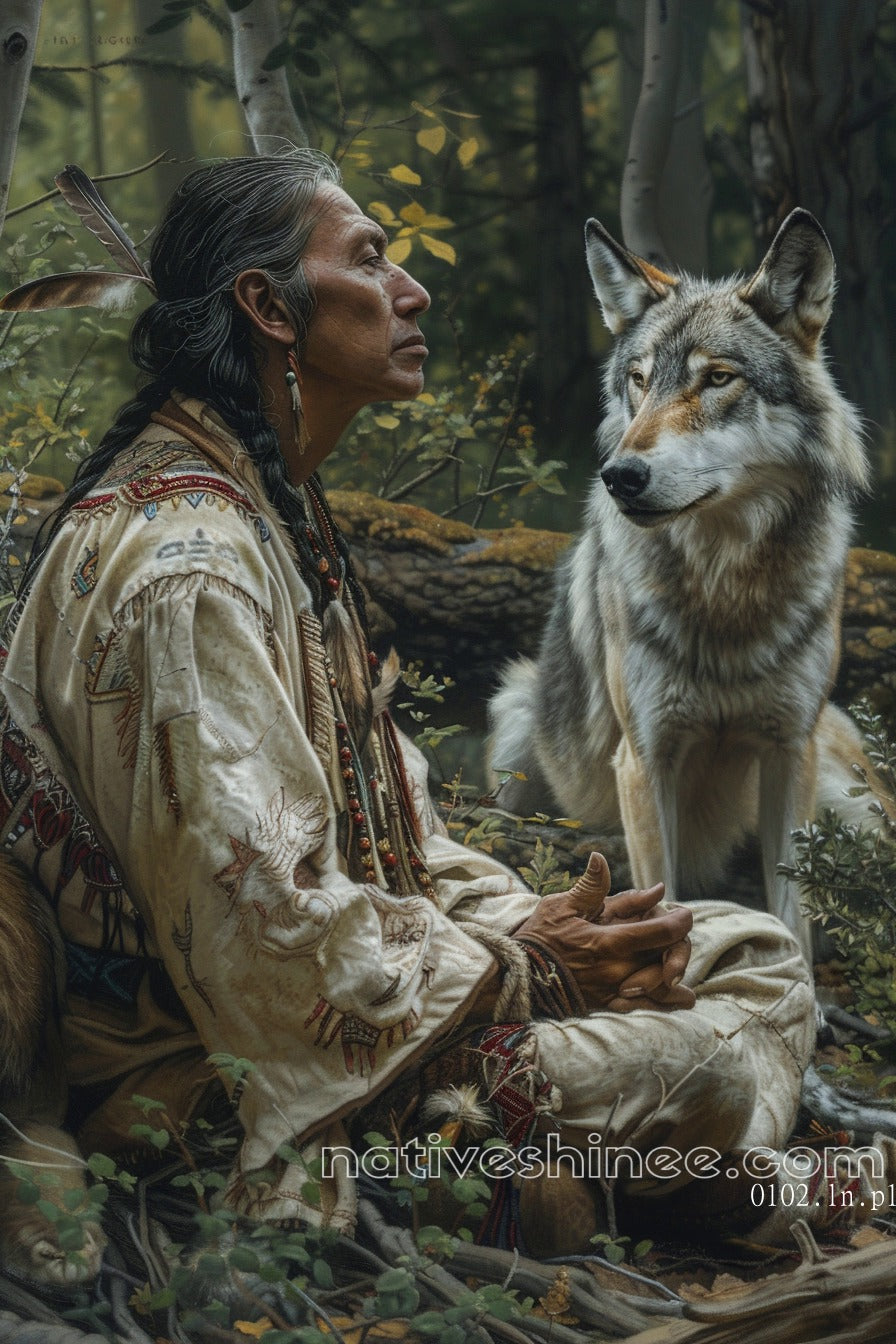 Cherish Native American Canvas