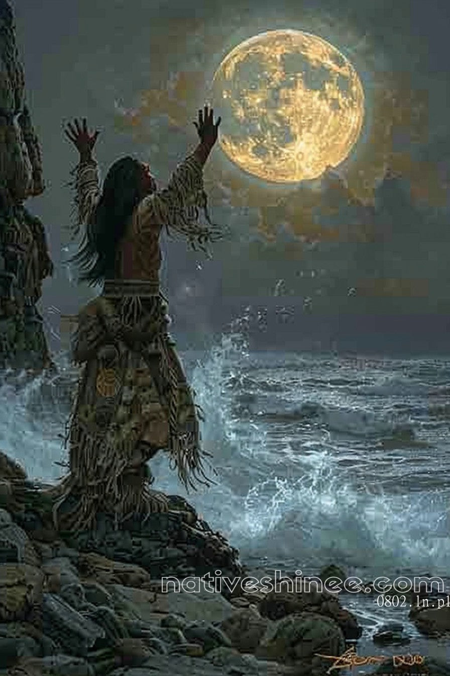 Ocean Native American Canvas