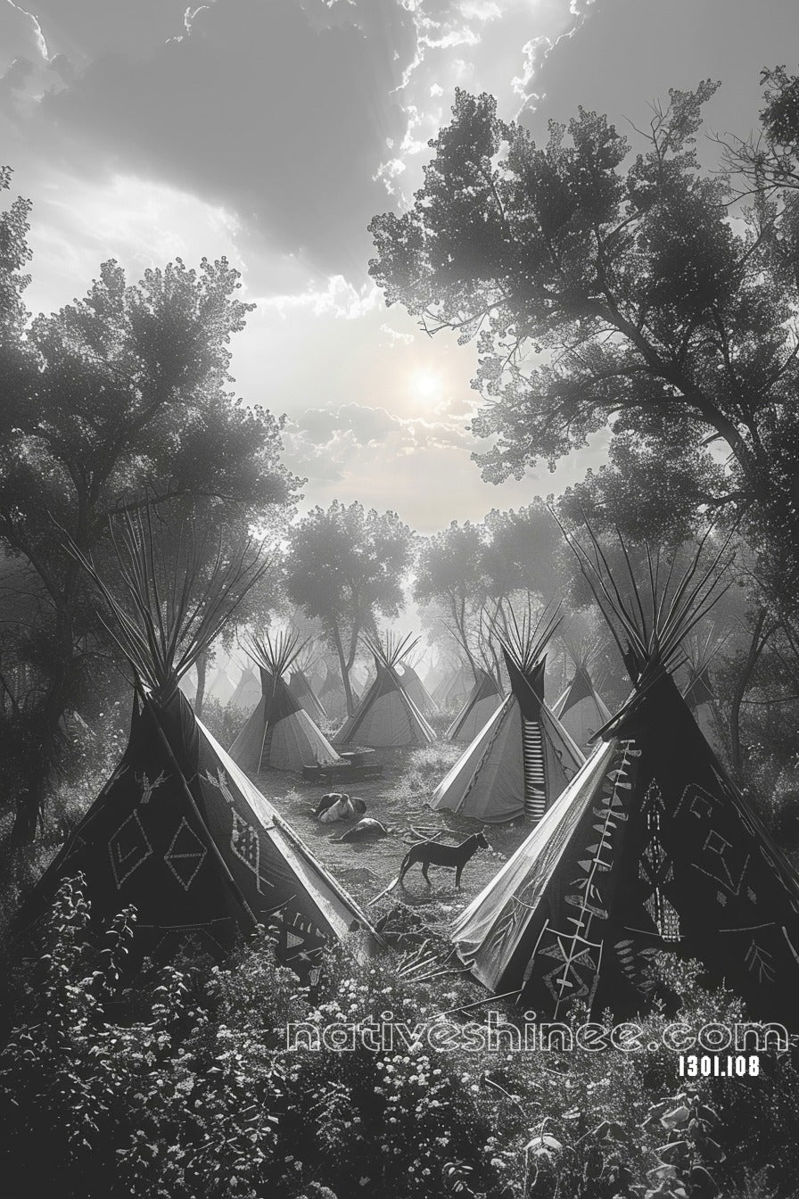 The Spirit of the Tribe Native American Canvas