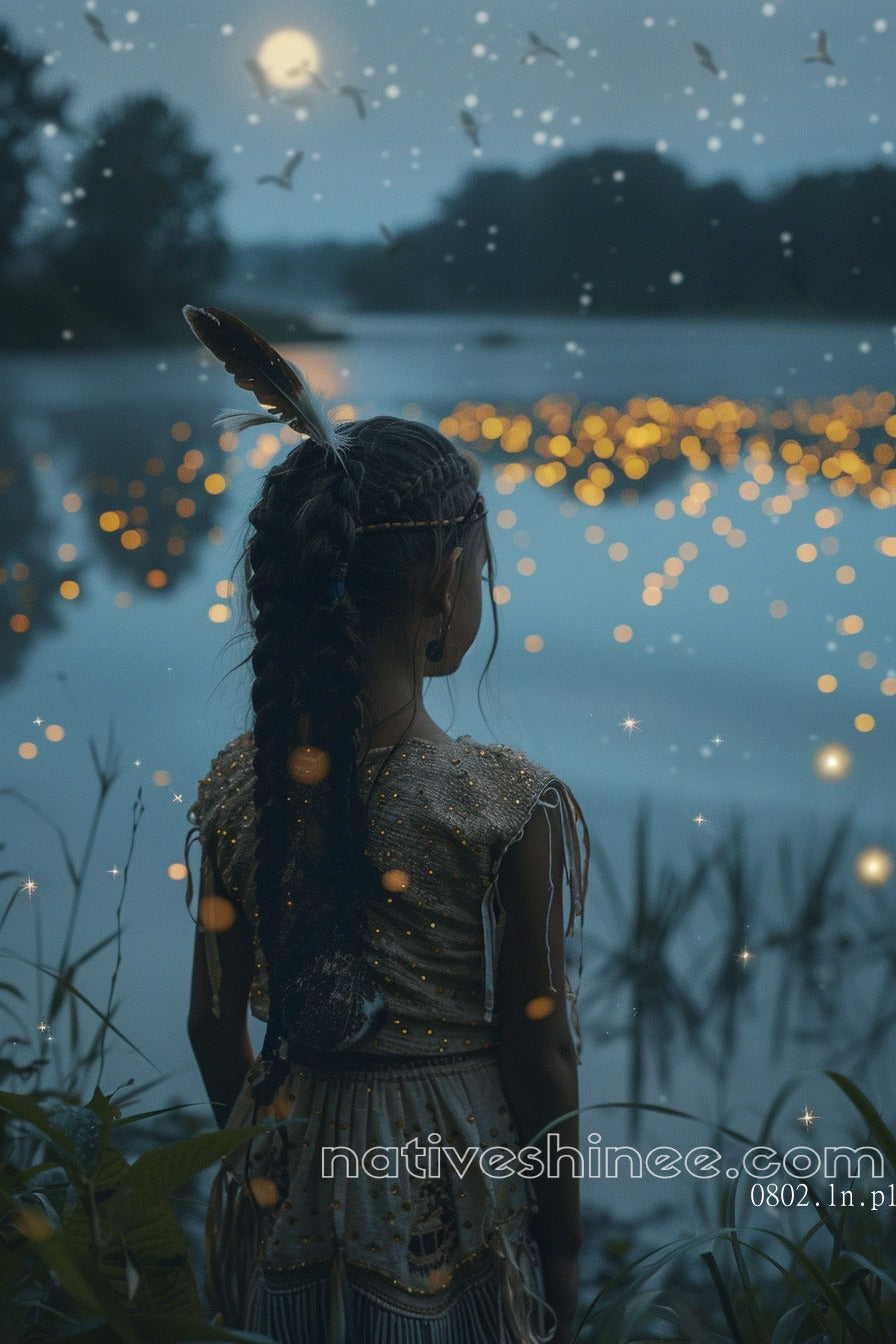 The Song Of A Child’s Heart Native American Canvas