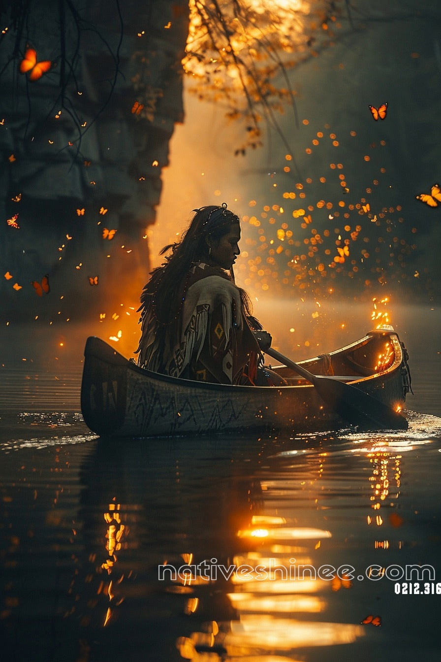 Journey of the Spirit Native American Canvas