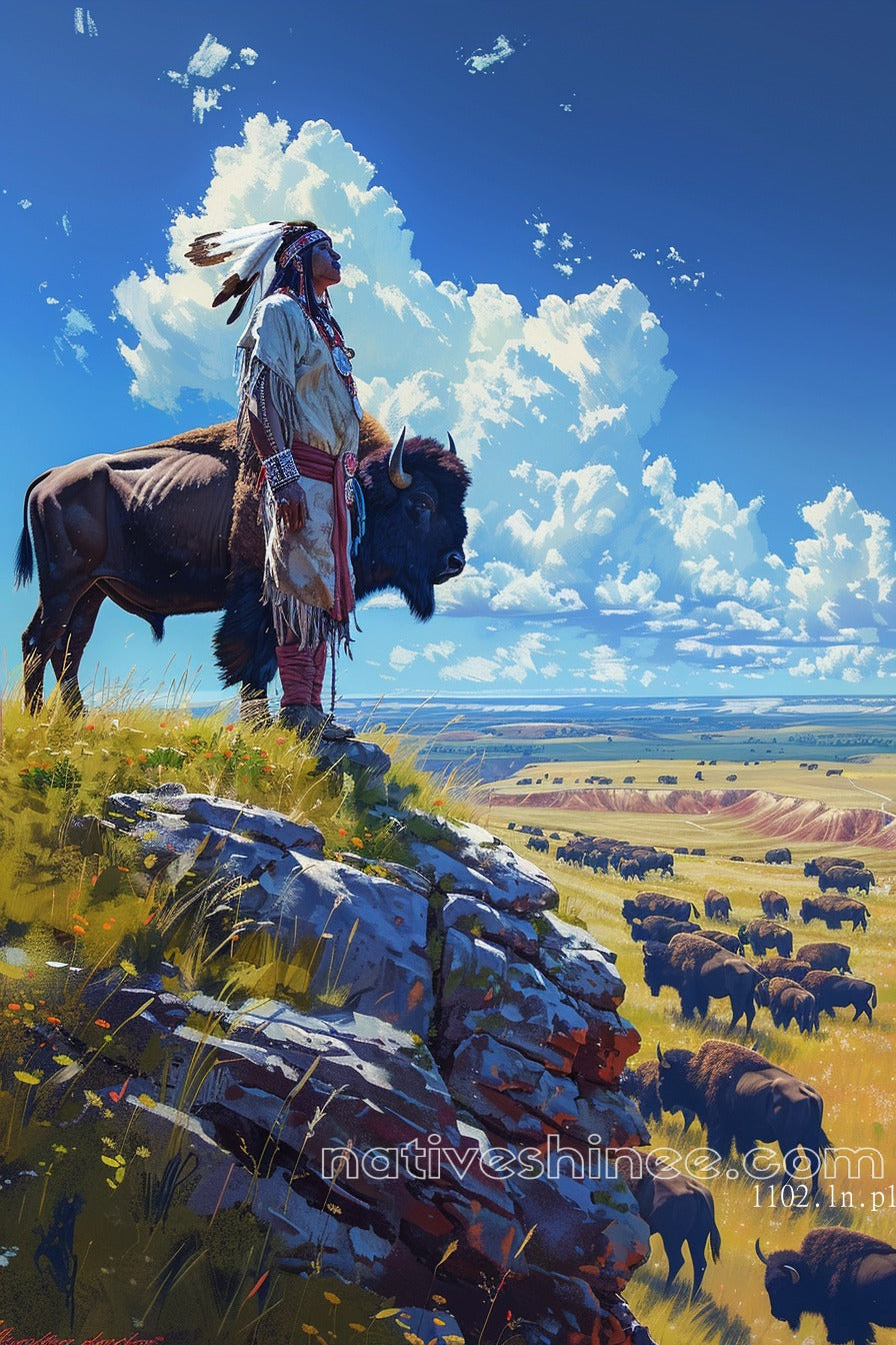 Freedom Native American Canvas