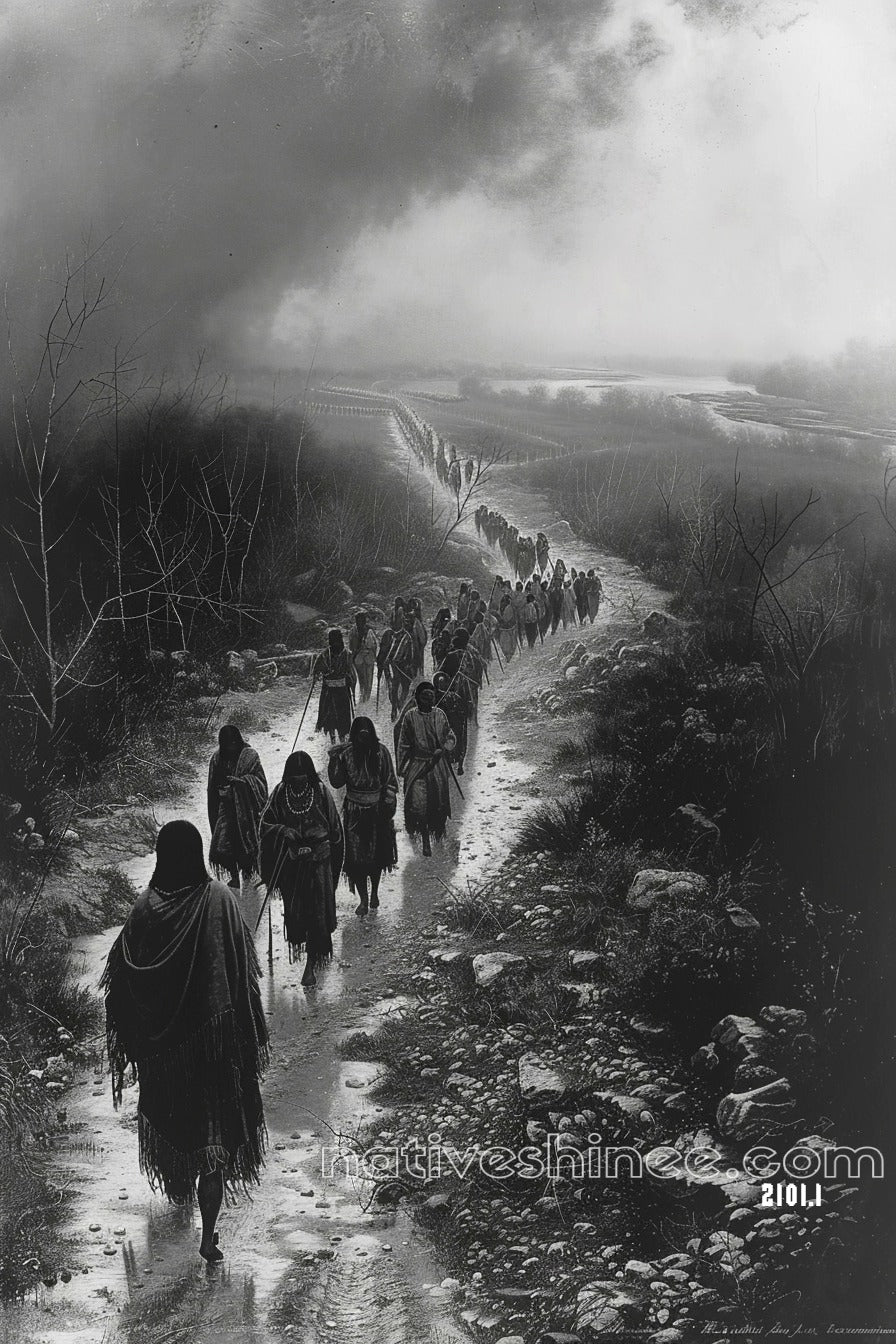 Whispers on the Path Native American Canvas