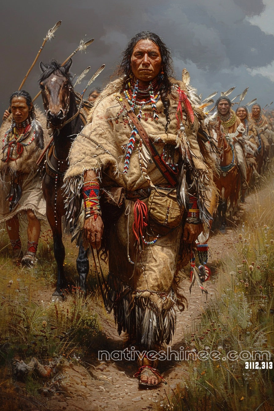 Warrior's Path Native American Canvas