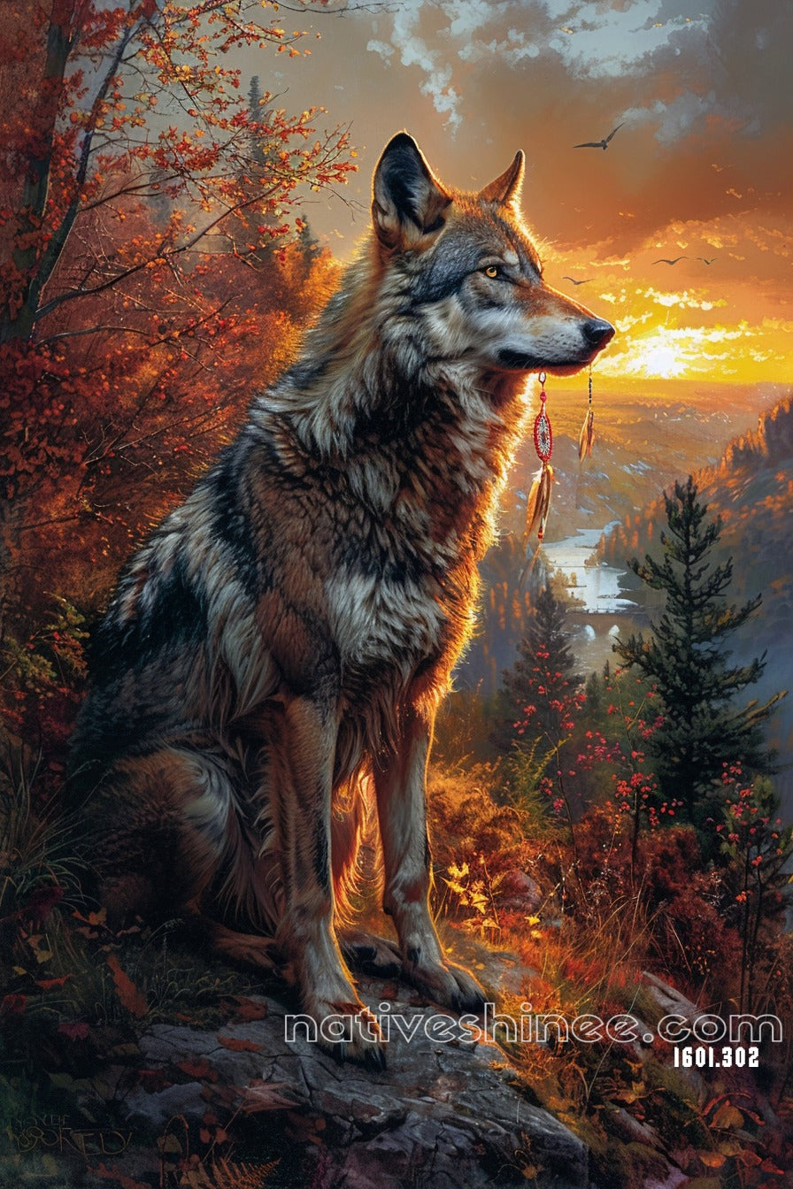 Strength And Balance Native American Canvas