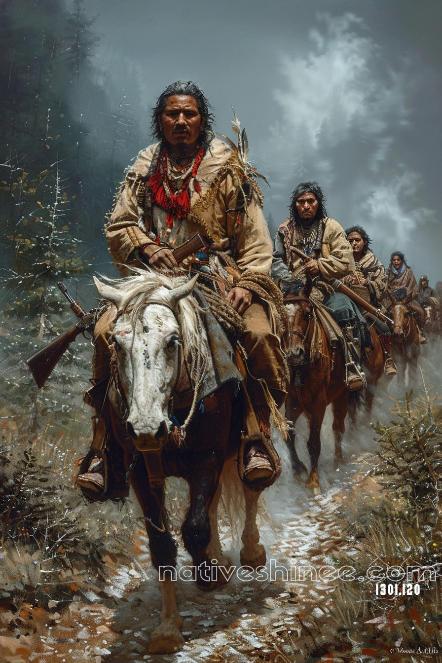 Going Up Native American Canvas