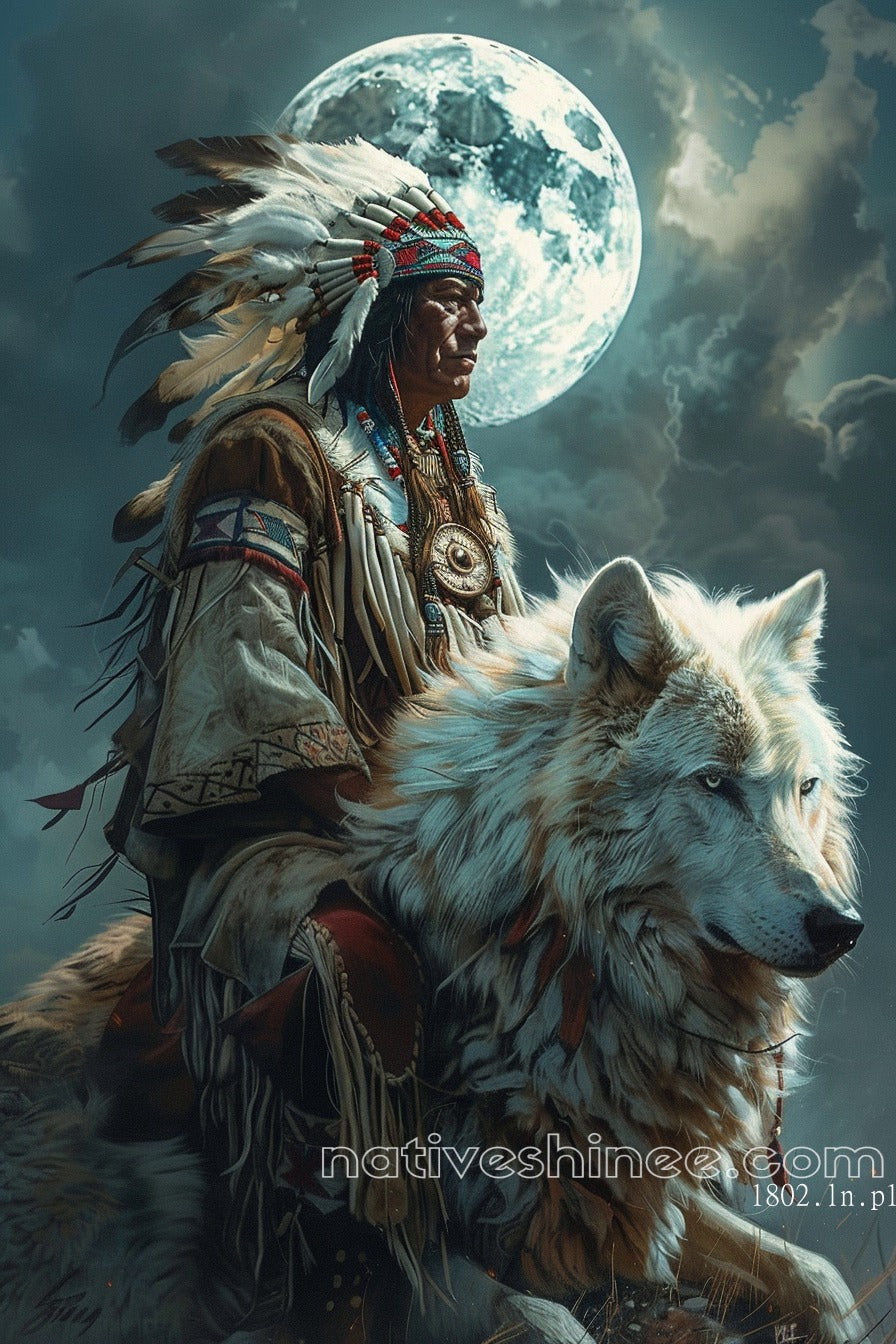 Knowledge And Wisdom Native American Canvas