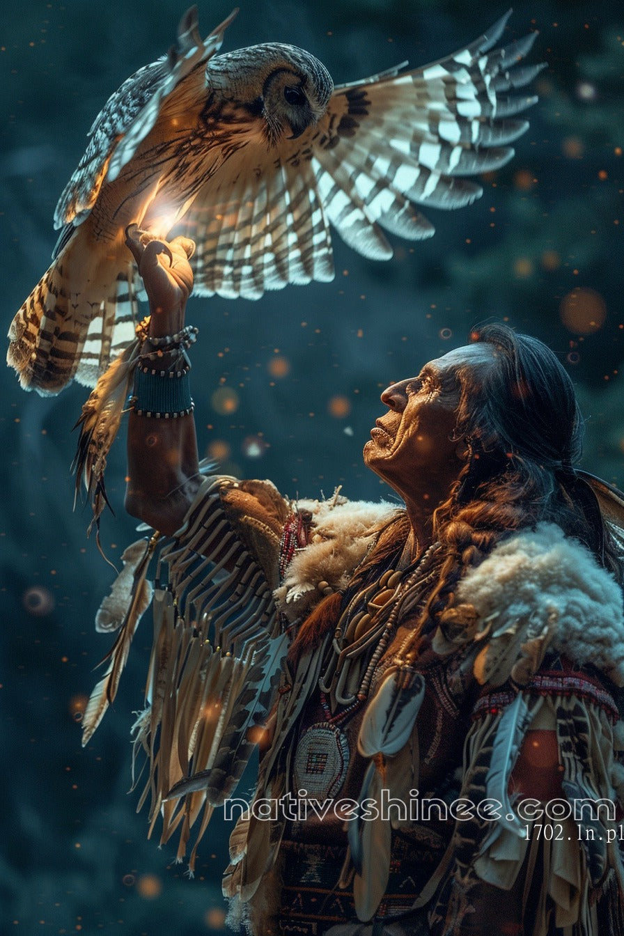 Sun In The Sky Native American Canvas