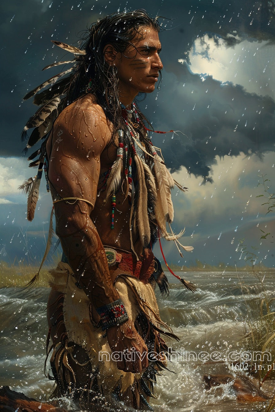 Strength of the Storm Native American Canvas