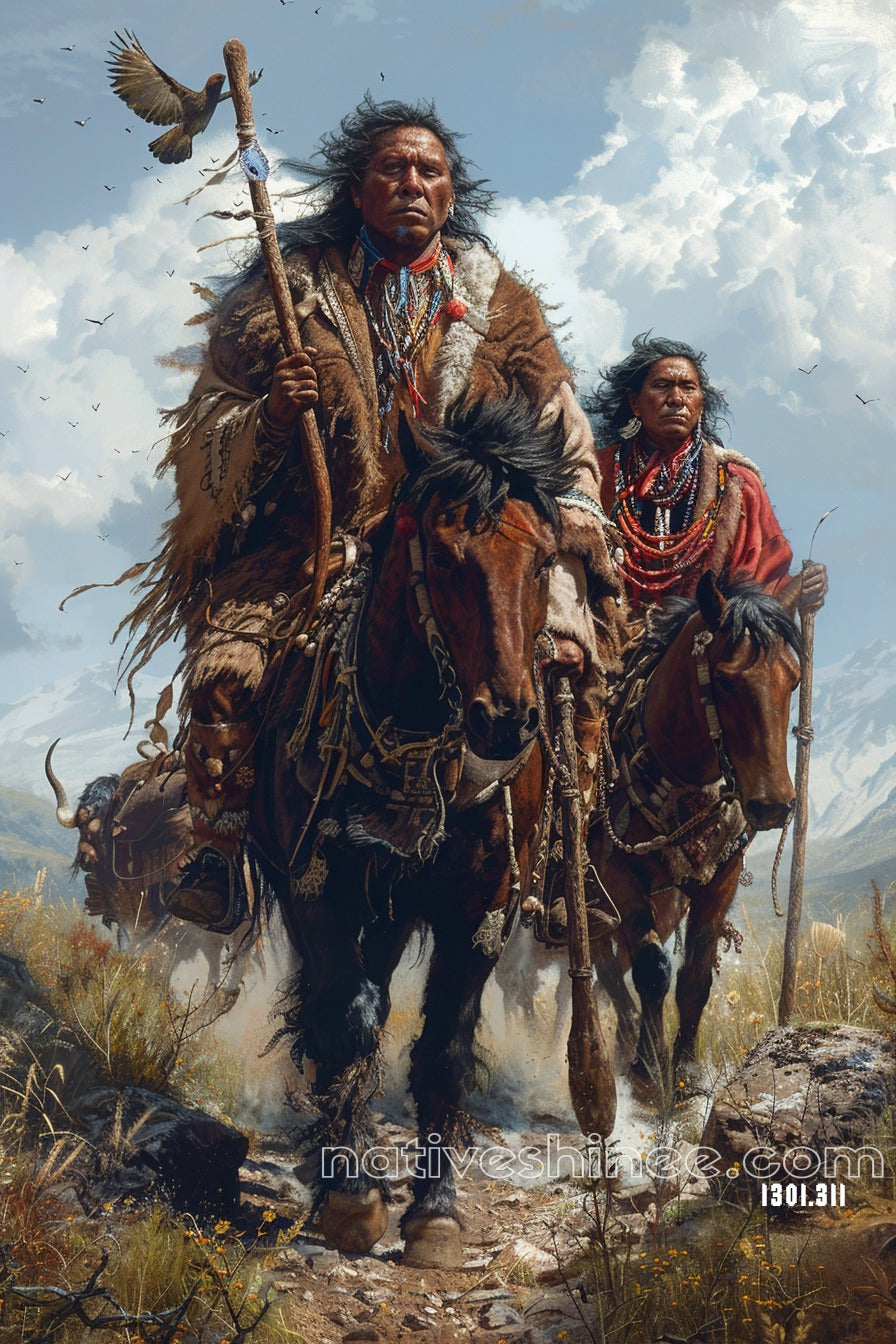 Walk In Unity Native American Canvas