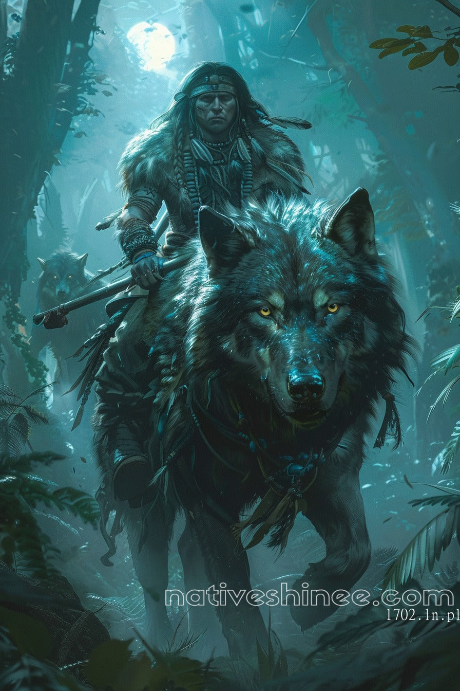 Walk With Gratitude Native American Canvas