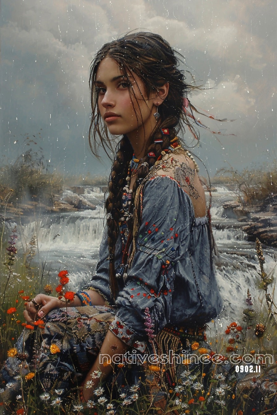 River’s Grace Native American Canvas