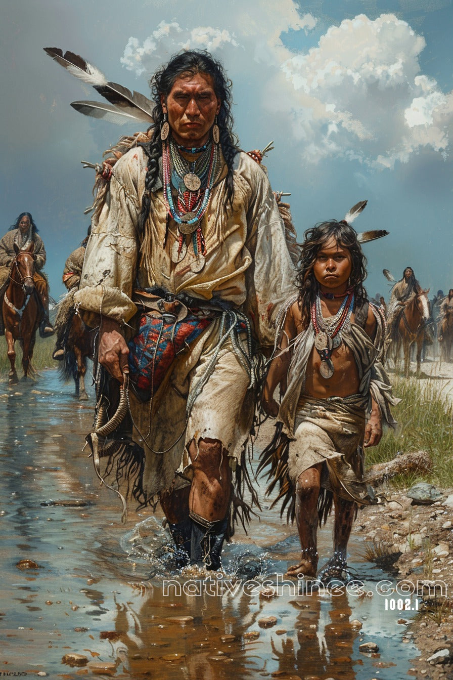 Warrior Path Native American Canvas